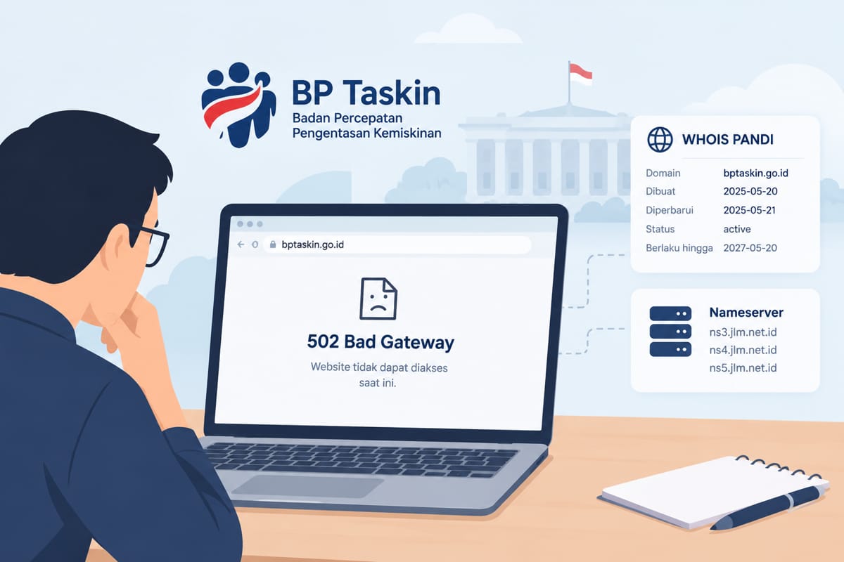 website bptaskin hilang